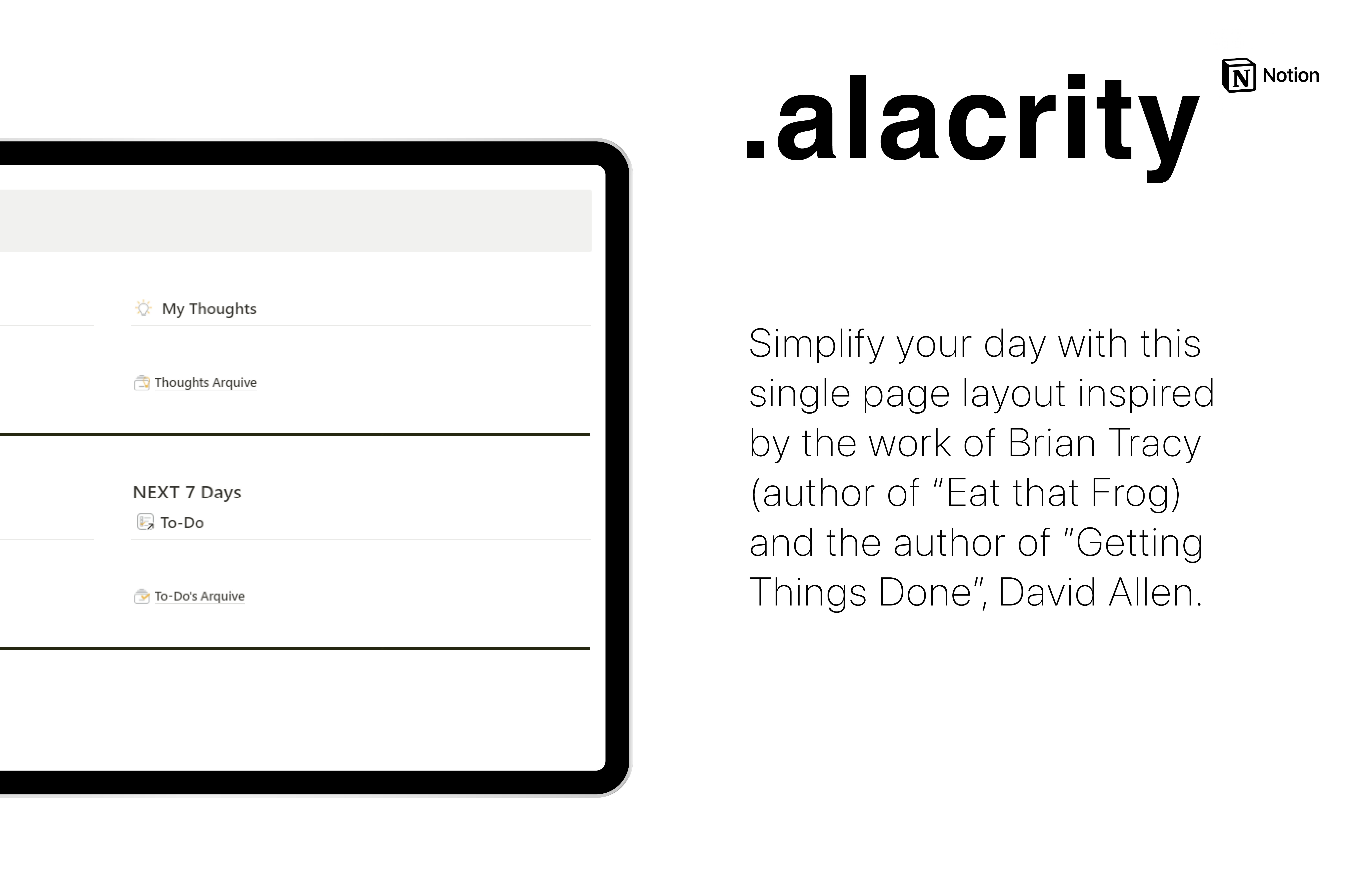  .alacrity (Notion template) gallery image