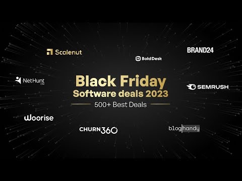 World's Top 500 Black Friday SaaS Deals gallery image