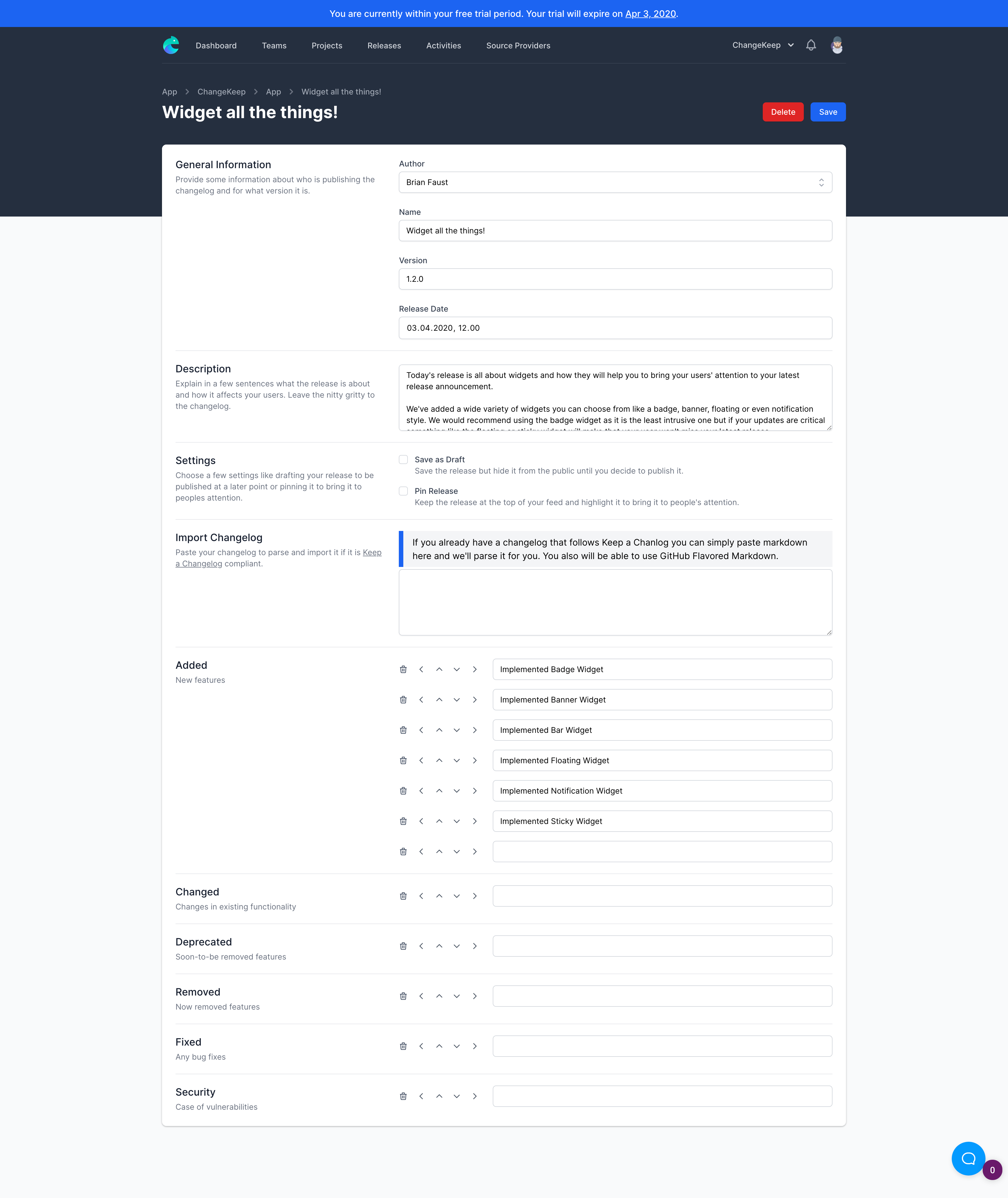 ChangeKeep gallery image
