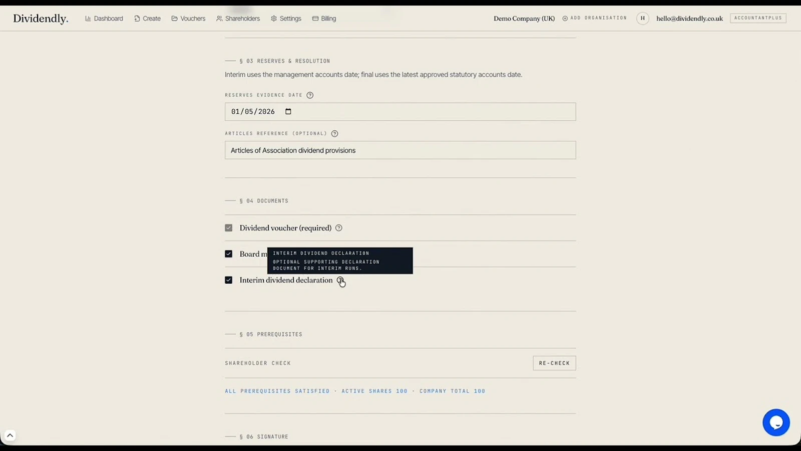 Dividendly screenshot 1 (video preview)