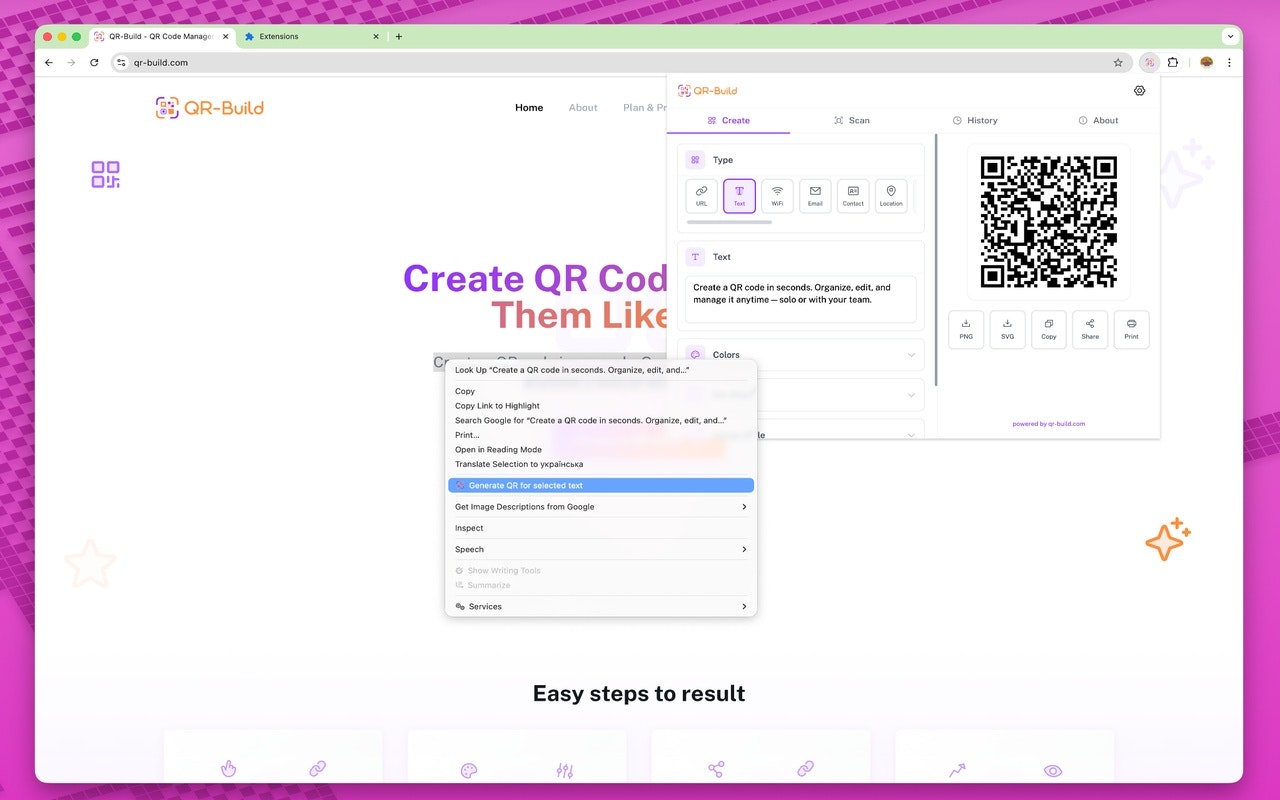QR Code Generator & Scanner – QR Build gallery image