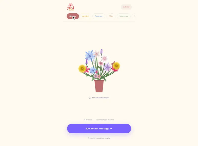 SendPetal — Digital Bouquets screenshot 2
