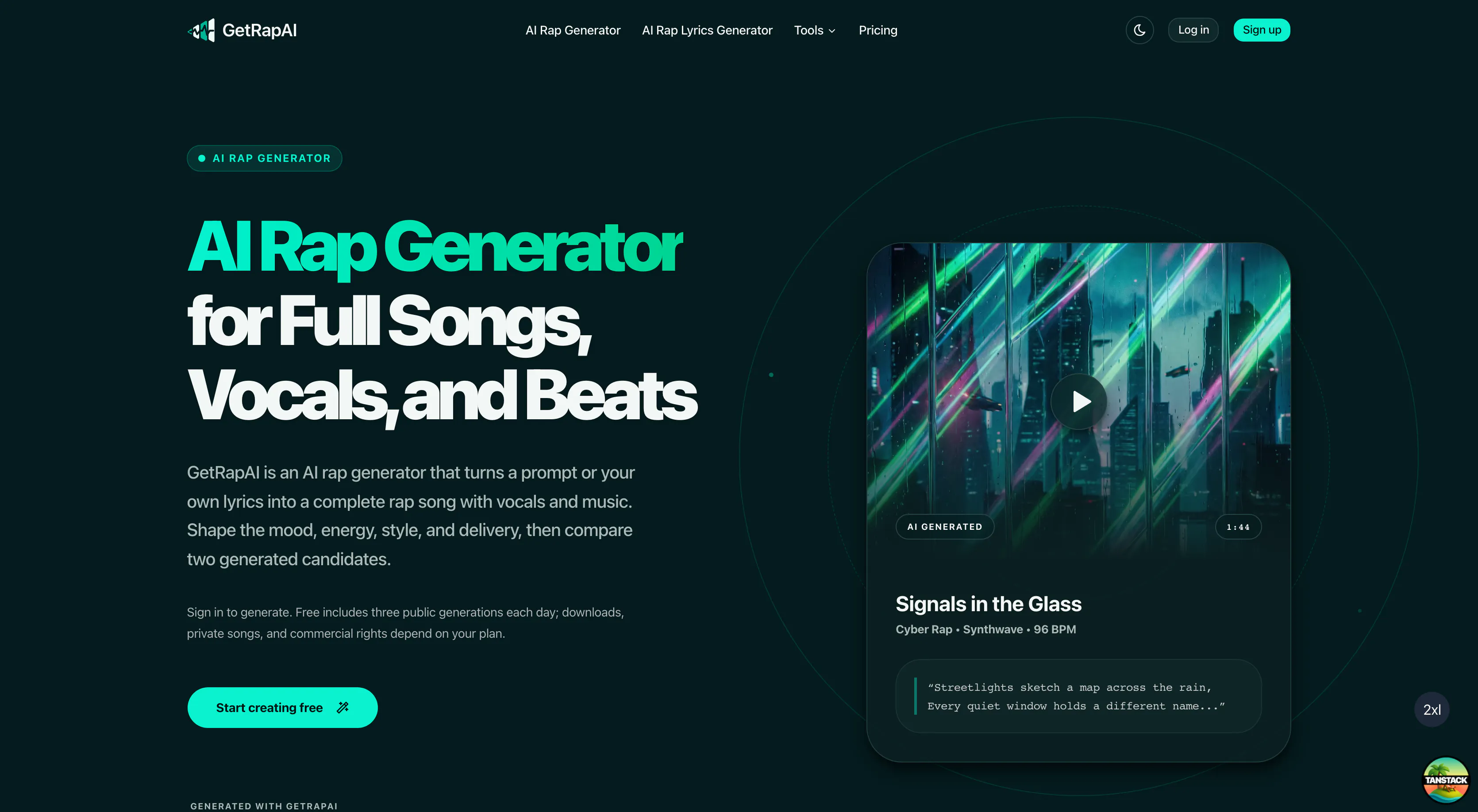 AI Rap Generator — Create Full Rap Songs gallery image