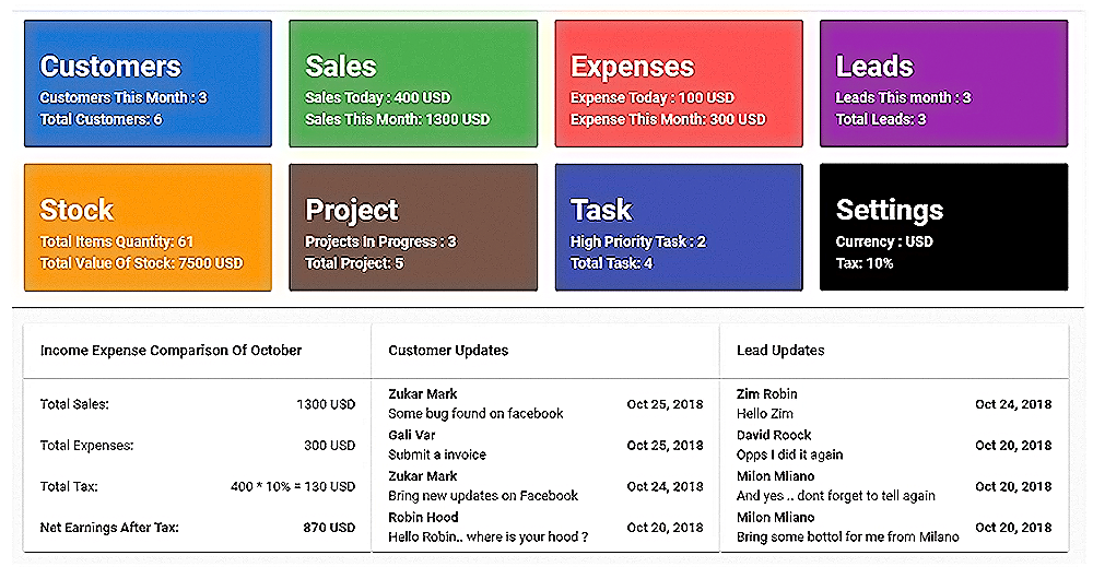 Puku CRM - Realtime Open Source CRM gallery image