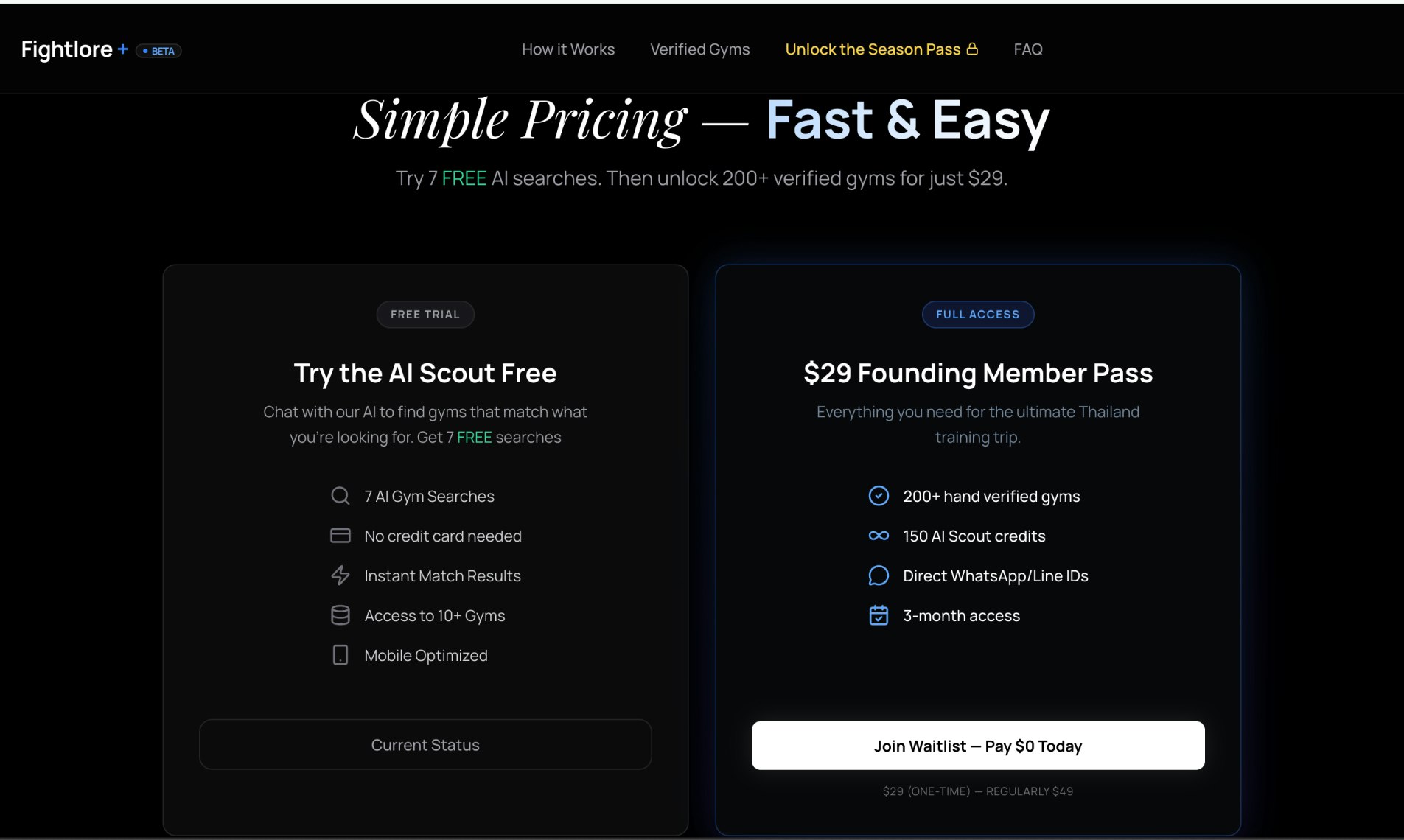Fightlore Plus - Screenshot 4 showing product features and functionality