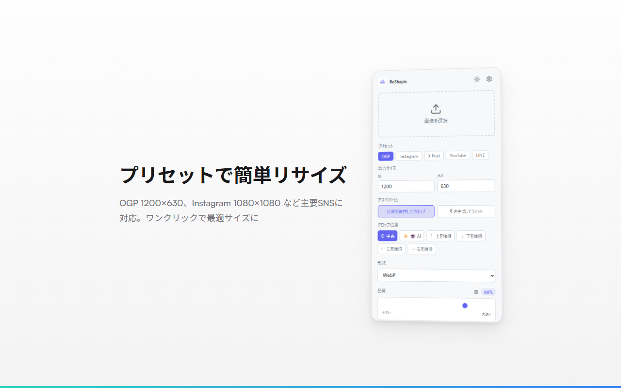 ReShapic - Screenshot 3 showing product features and functionality