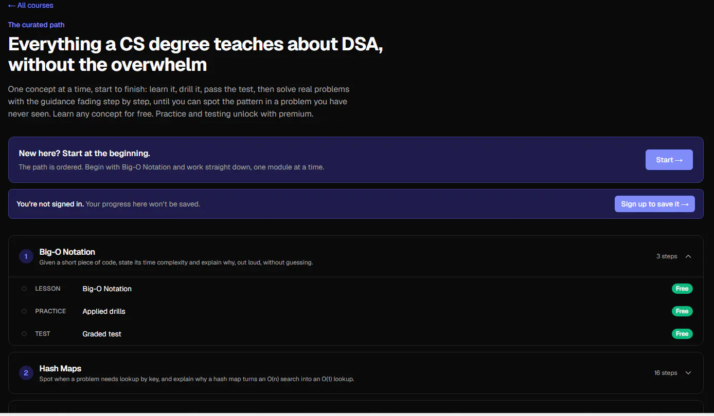 DSA Trainer gallery image