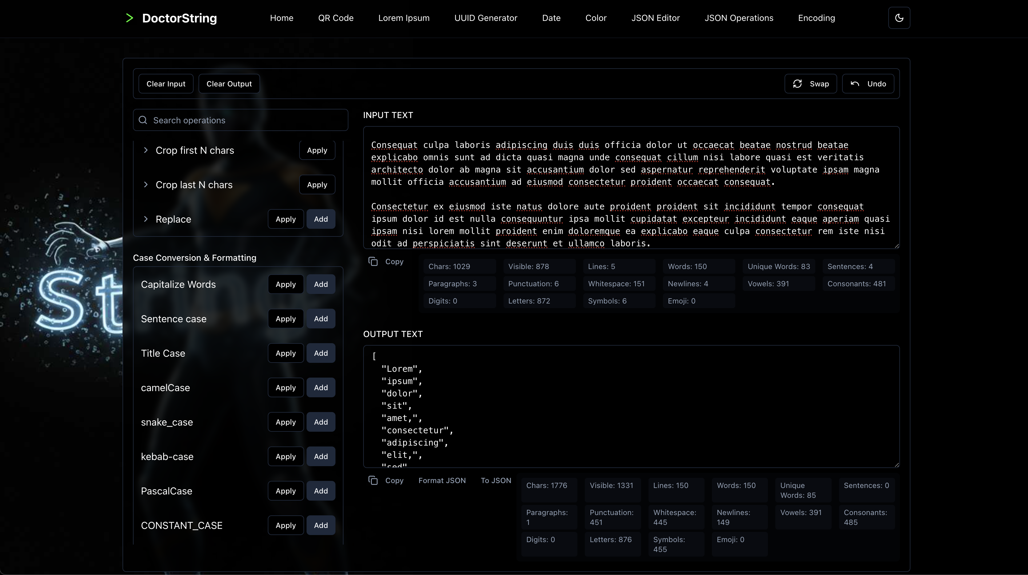 DoctorString - The Swiss Army Knife for Text & Data media 1
