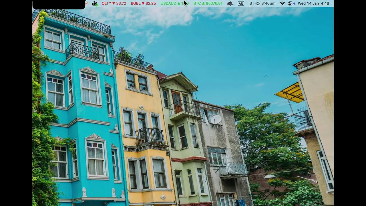 MarketPulseBar: Stocks, Crypto, Mac App gallery image