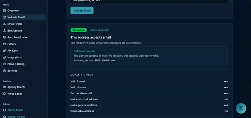 VeriMailX screenshot 1 (video preview)