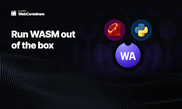 WebContainer API gallery image
