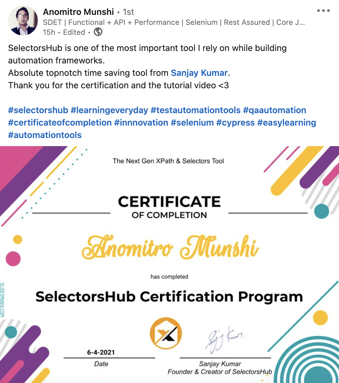 SelectorsHub gallery image