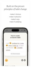 アトムズ - 小さな管理しやすいステップを通じて、意義のある変革を実現するためのあなたのパーソナルガイド。