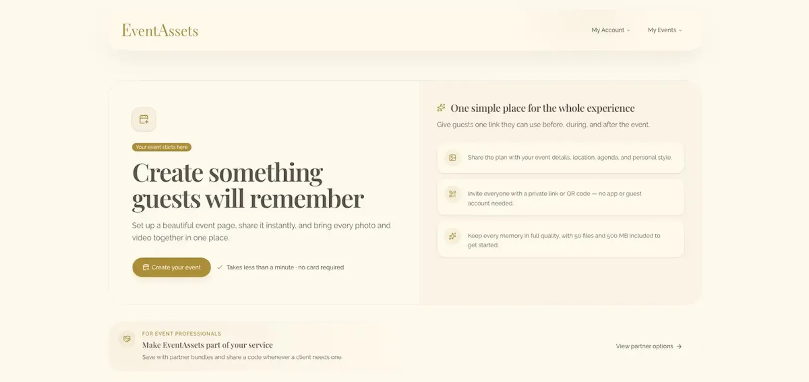 EventAssets screenshot 2