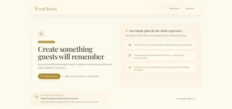 EventAssets screenshot 2
