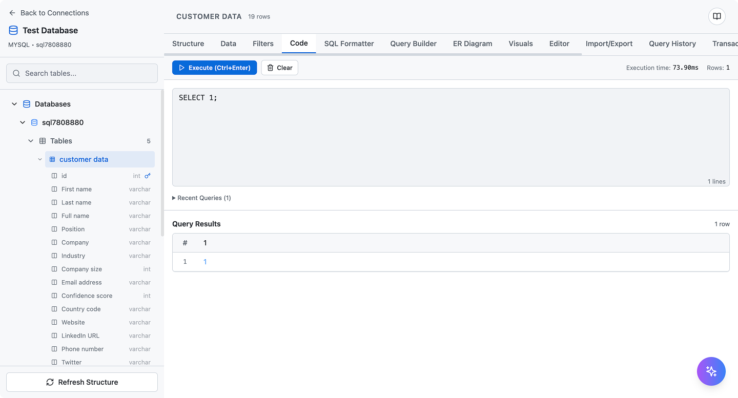 VPS Commander - SQL Data Builder gallery image