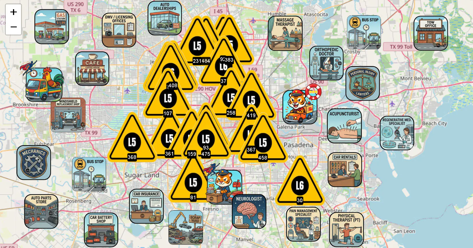 CrashPings Supermap