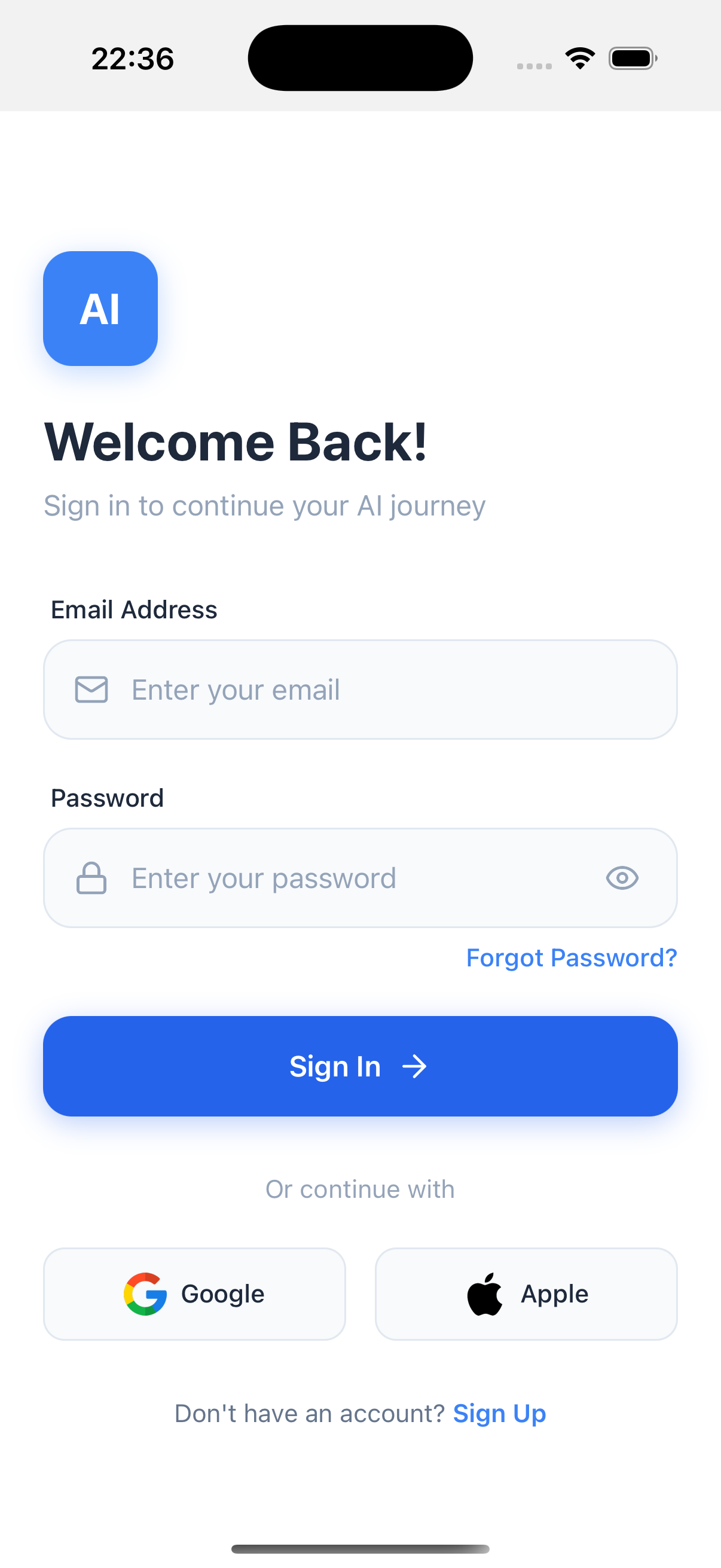 AI Chat UI Kit — React Native + Expo gallery image