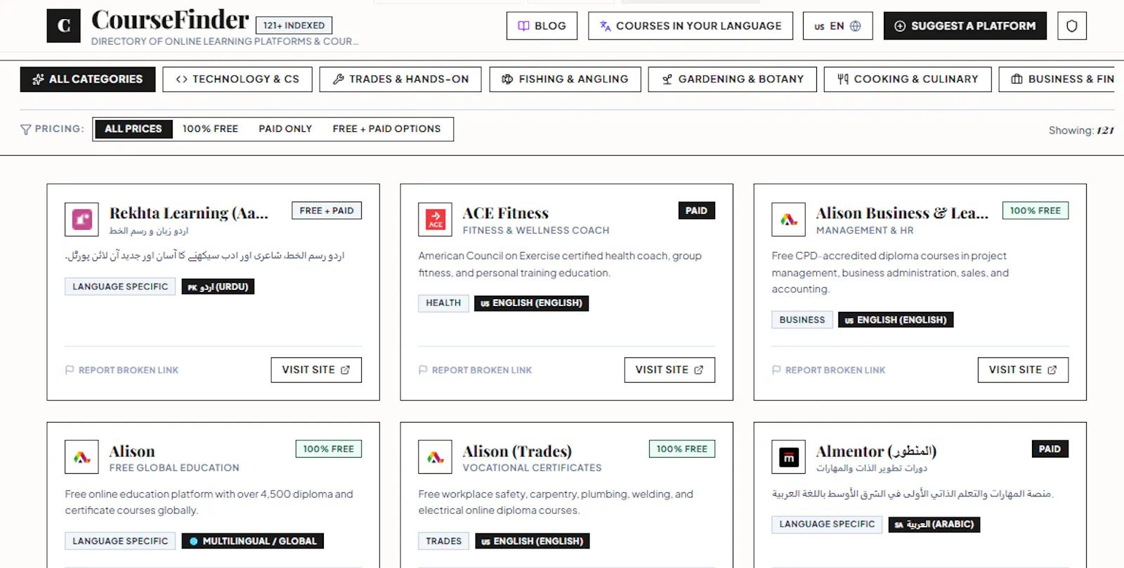 CourseFinder — Online Course Directory screenshot 5