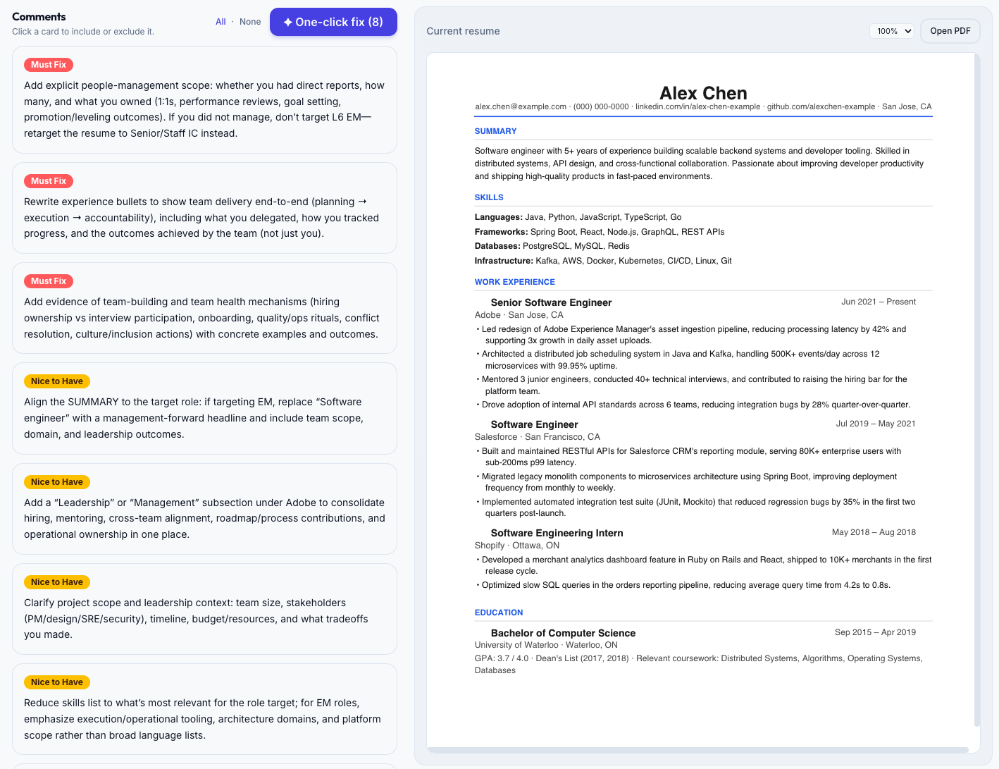 Resume Pass gallery image