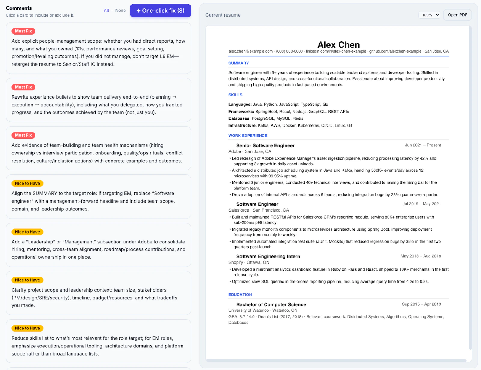Resume Pass screenshot 3