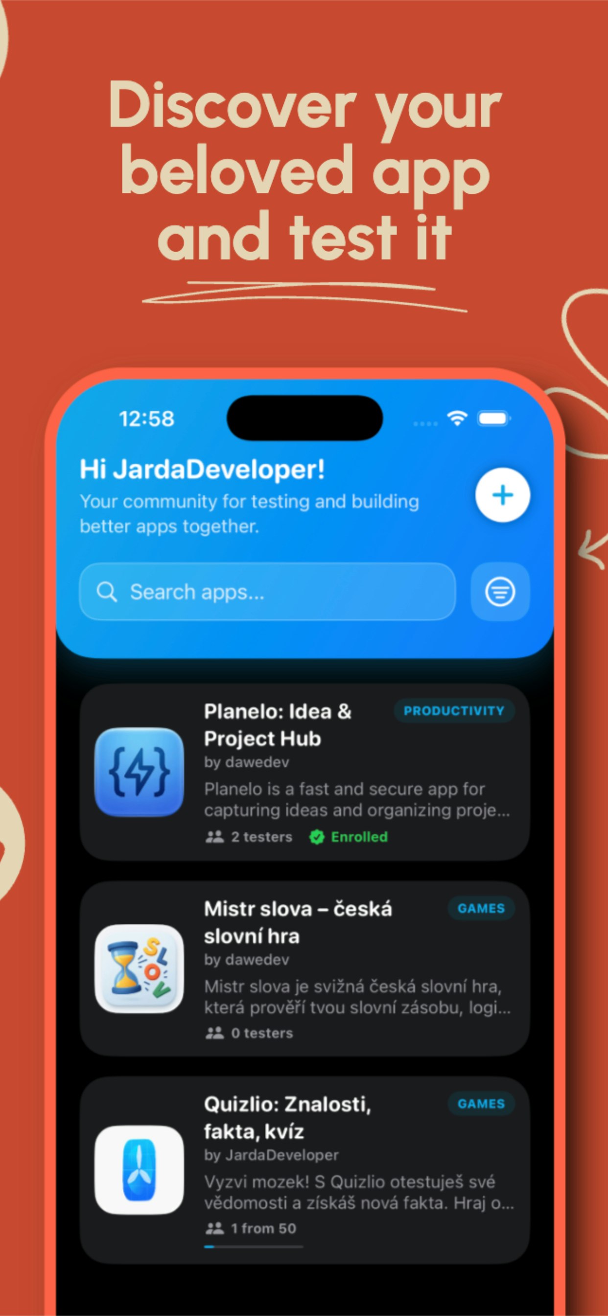 TesterBuddy: Beta Feedback Exchange - Screenshot 3 showing product features and functionality