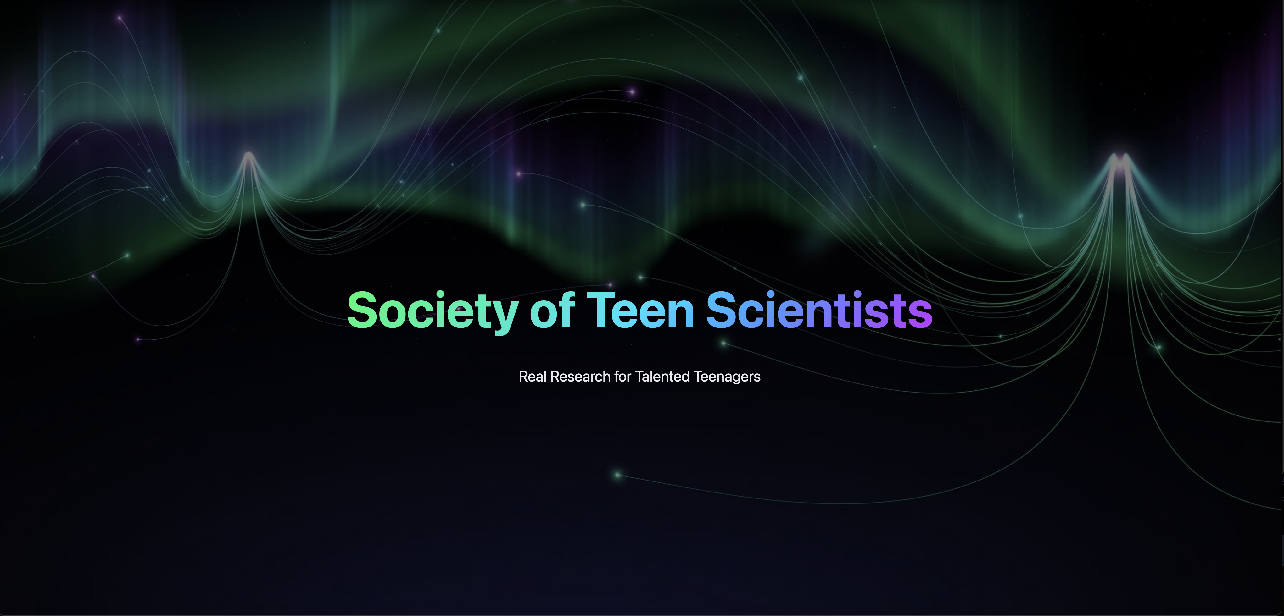 Society of Teen Scientists - Main product screenshot demonstrating key features and user interface