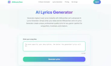 AIMusicGen.net - AI Music Generator gallery image