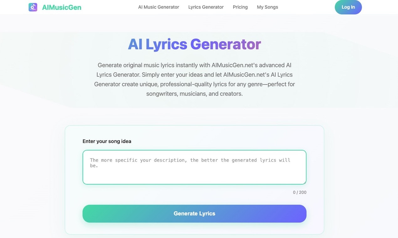 Média AIMUSICGEN.NET - Générateur de musique AI - Générateur de musique AI, IA de texte à musique, chanson personnalisée AI 2