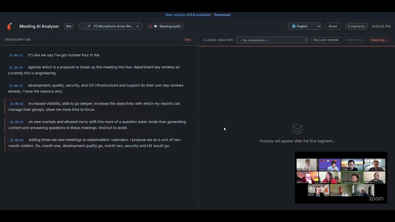 Meeting analyser gallery image