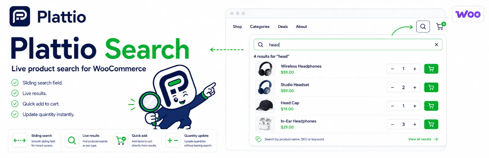 Plattio Search screenshot 1