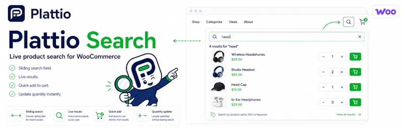 Plattio Search screenshot 1