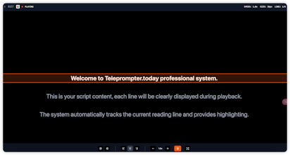 Teleprompter.today gallery image
