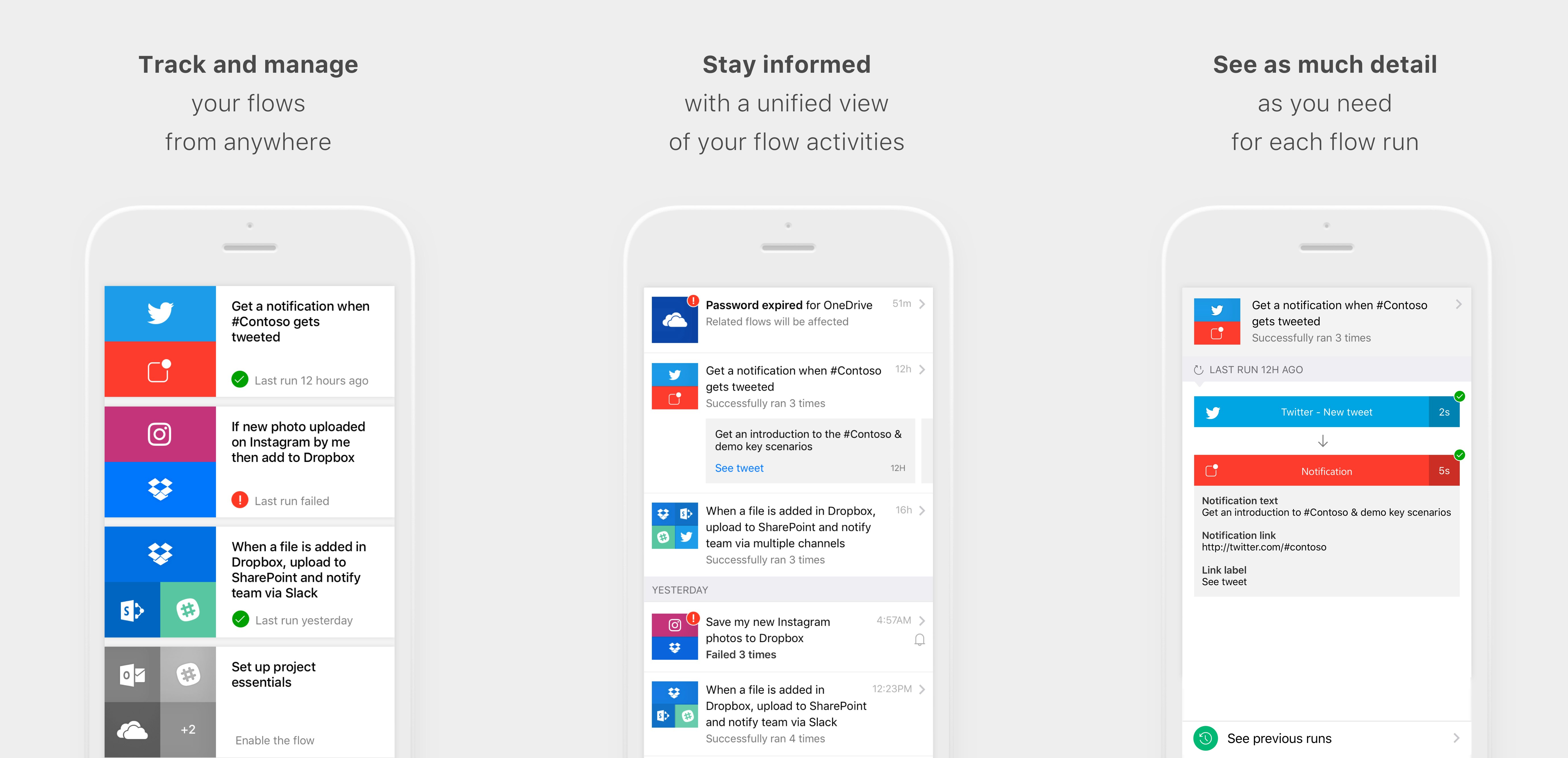Microsoft Flow Official App gallery image