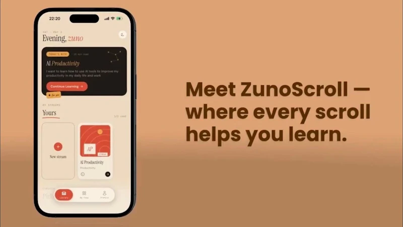 ZunoScroll screenshot 1 (video preview)