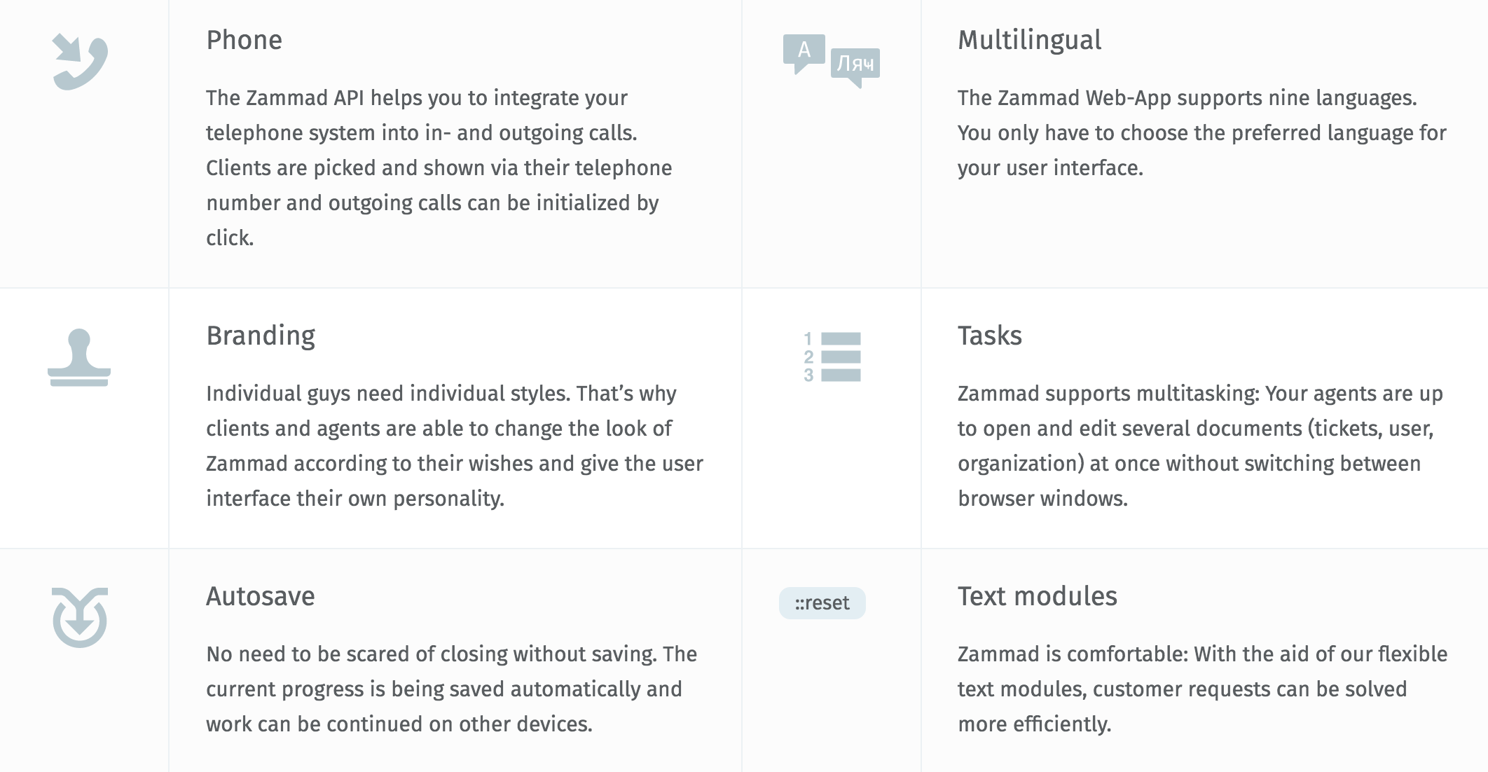 Zammad gallery image