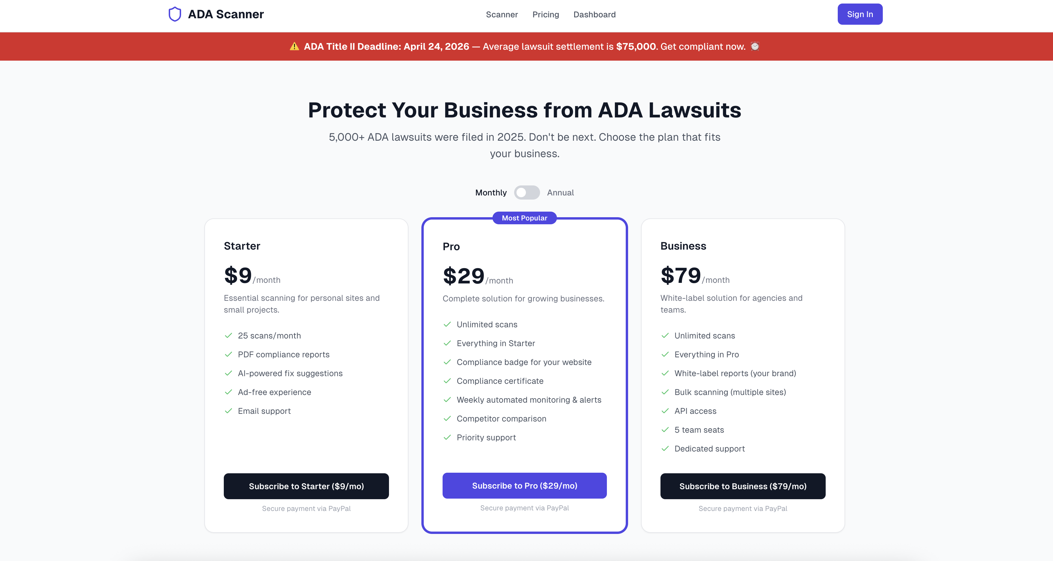 ADA Scanner gallery image