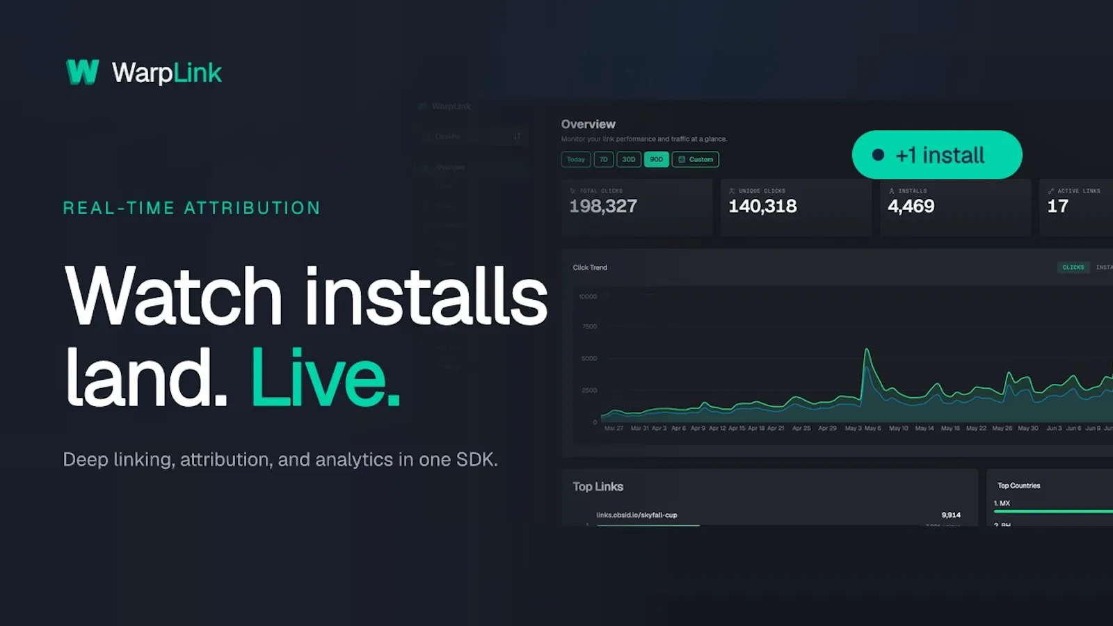 WarpLink screenshot 1 (video preview)