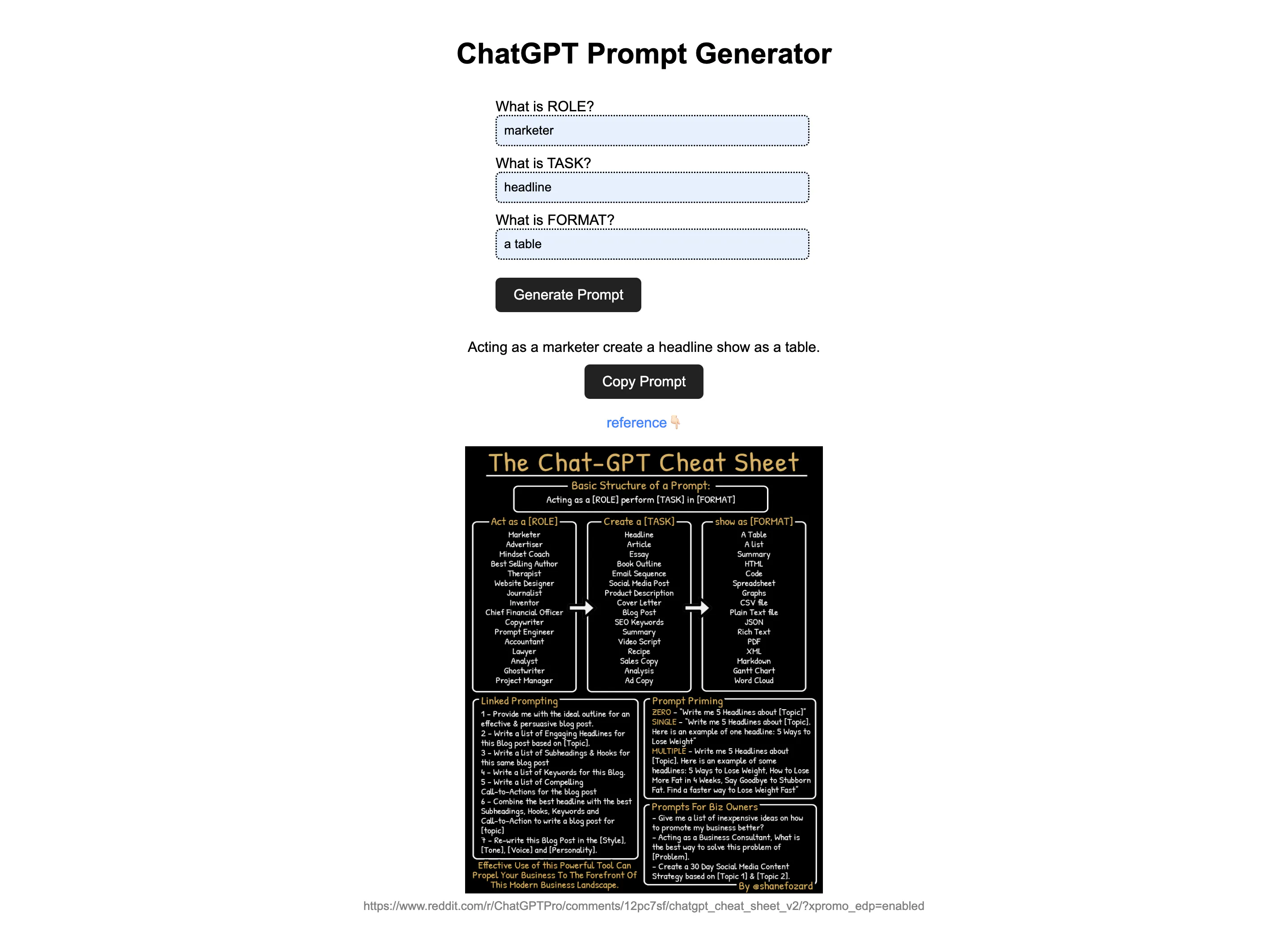 ChatGPT Prompt Generator gallery image