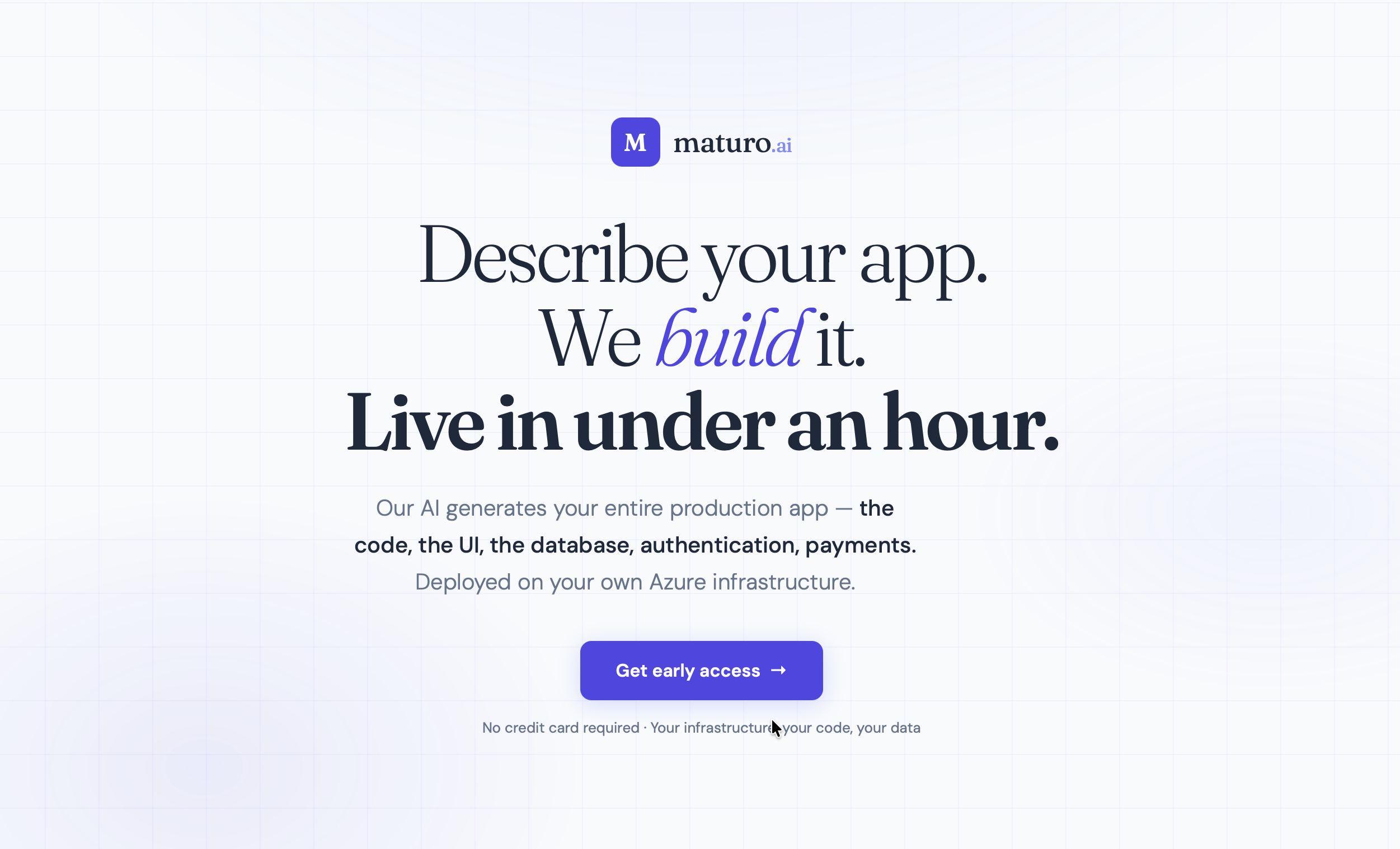Maturo - The anti-doom-loop app builder gallery image