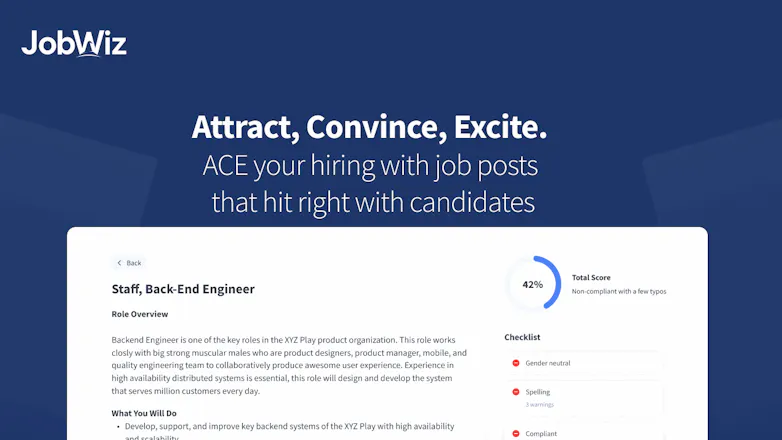Job Description Cleanup Tool by JobWiz gallery image