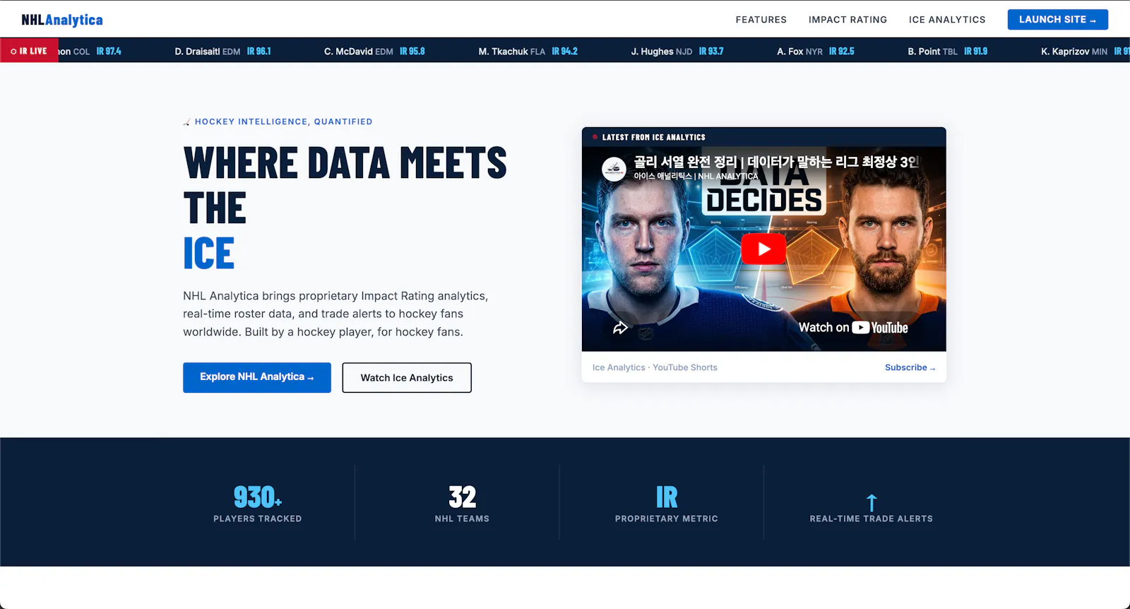 NHL Analytica screenshot 4