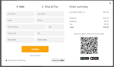 Peach | Ultra-Fast Checkout gallery image