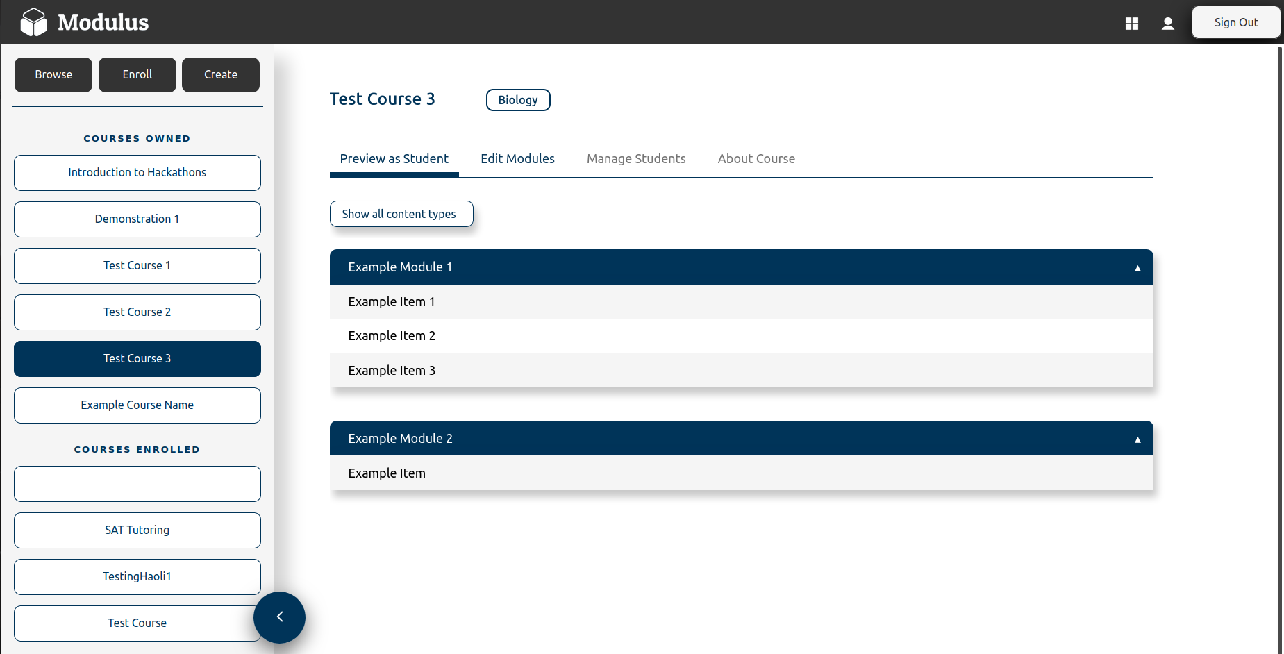 Modulus gallery image