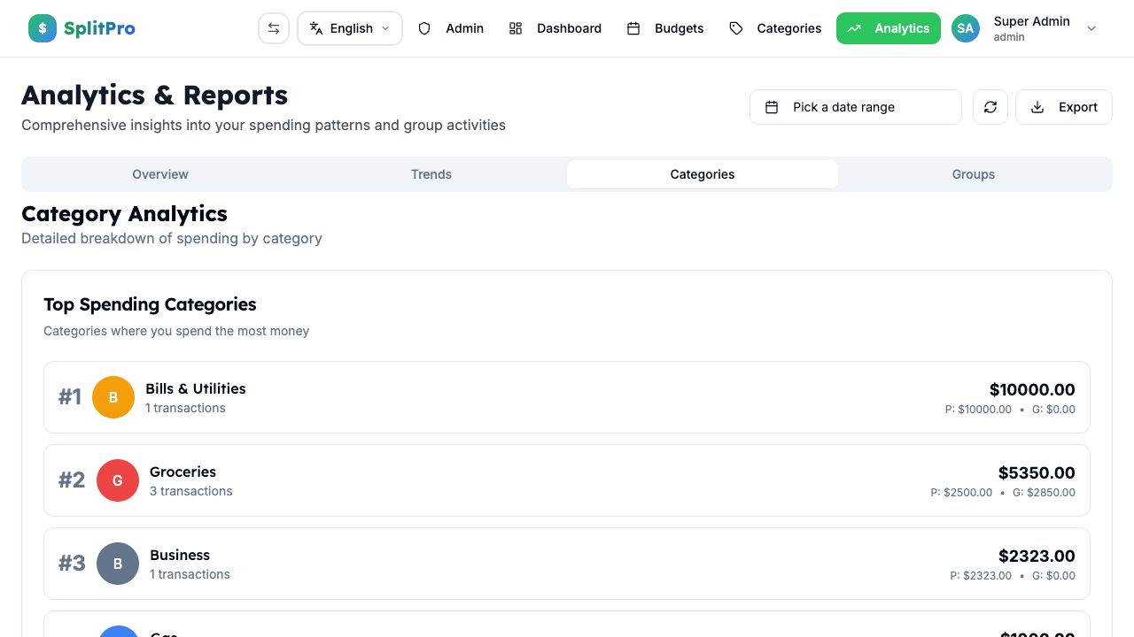 SplitPro - Complete Expense Management gallery image