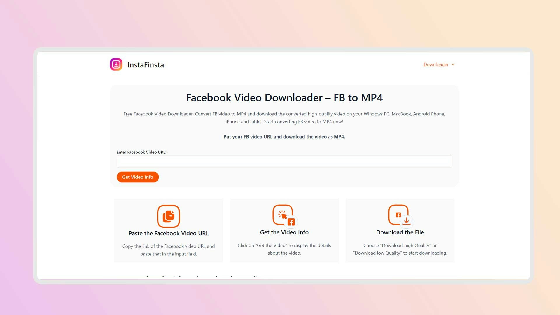 Instafinsta - Instagram Video Downloader Medien 2