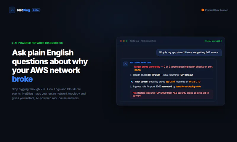 NetDiag screenshot 1