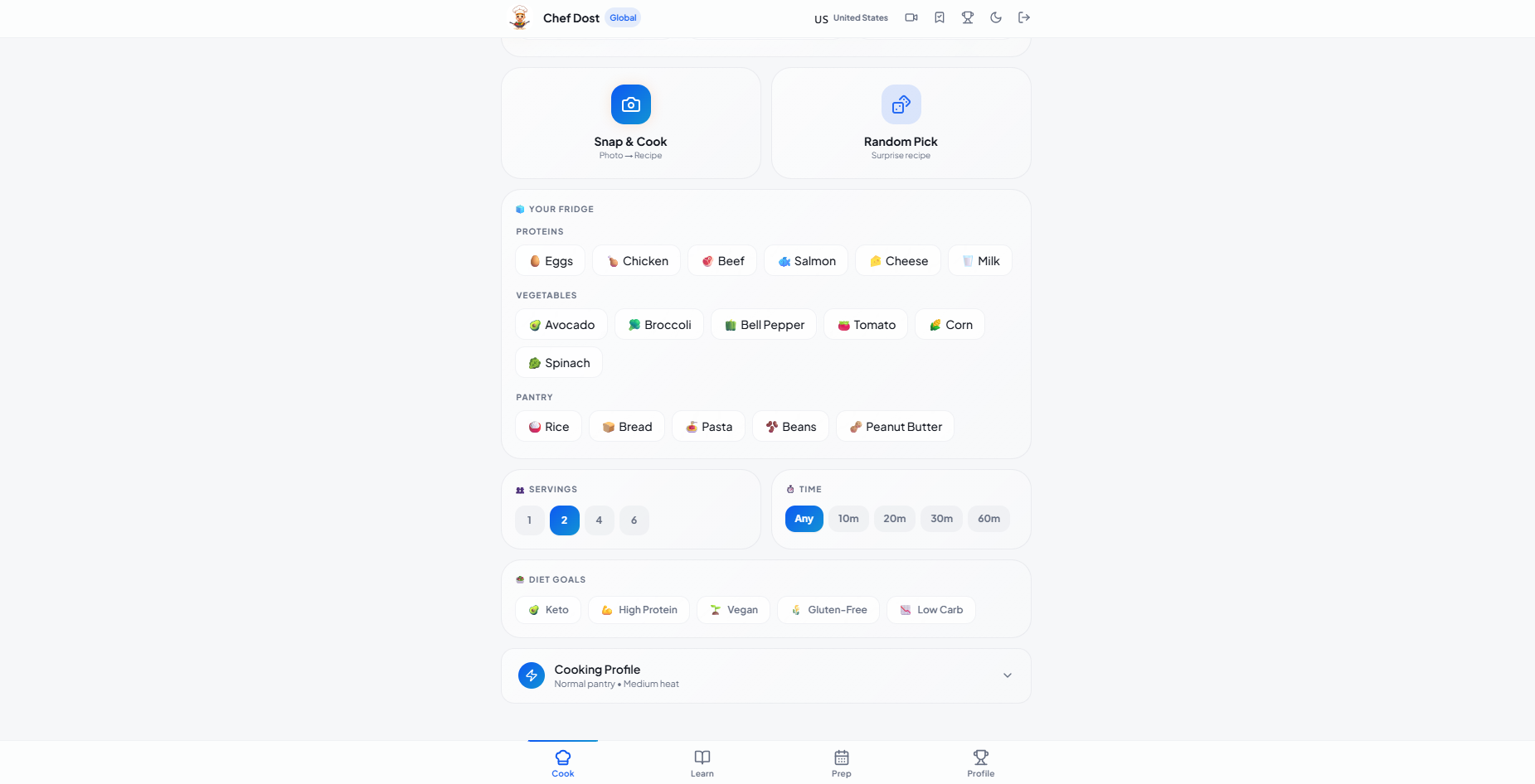 ChefDost - Screenshot 2 showing product features and functionality