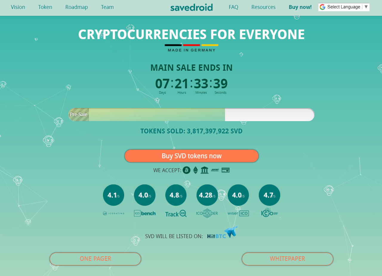 savedroid ICO gallery image