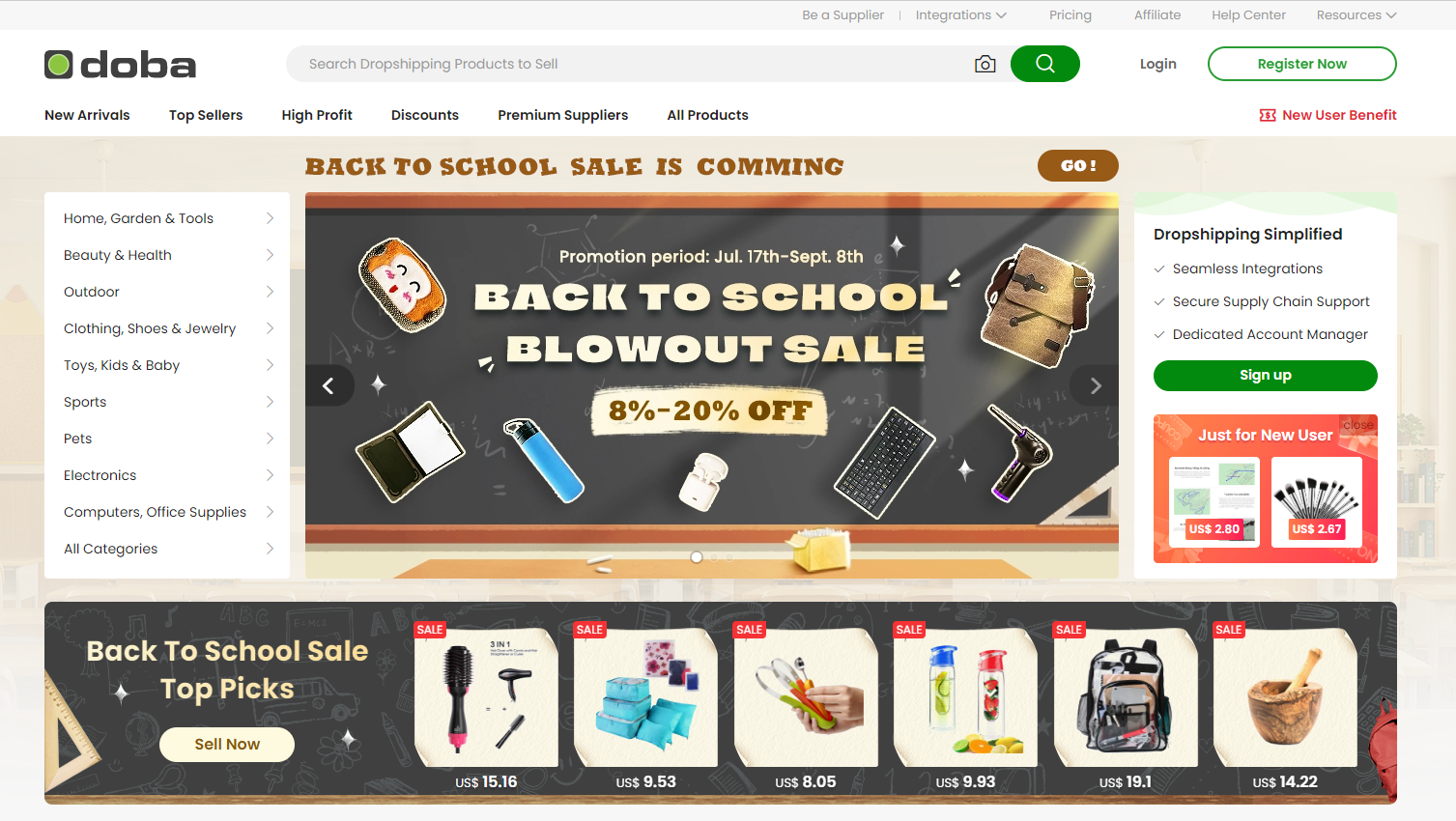 وسائط دوبا-منصة Dropshipping - احصل على منتجات Dropshipping الأكثر مبيعًا للمتجر عبر الإنترنت 2